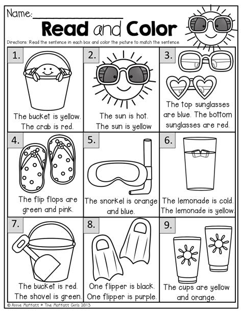  pin by fatima on summer activities kindergarten reading summer