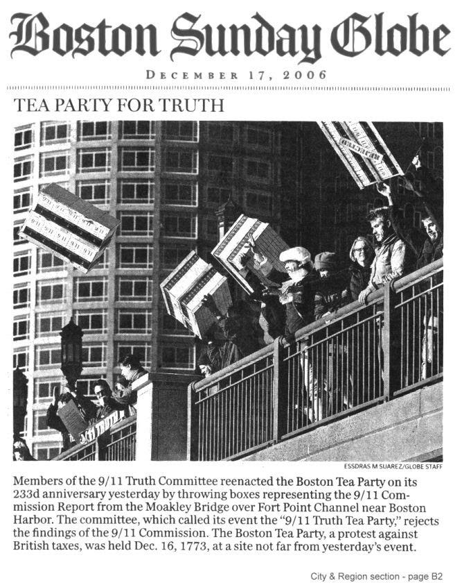 A real tea party, 9/11 truth.