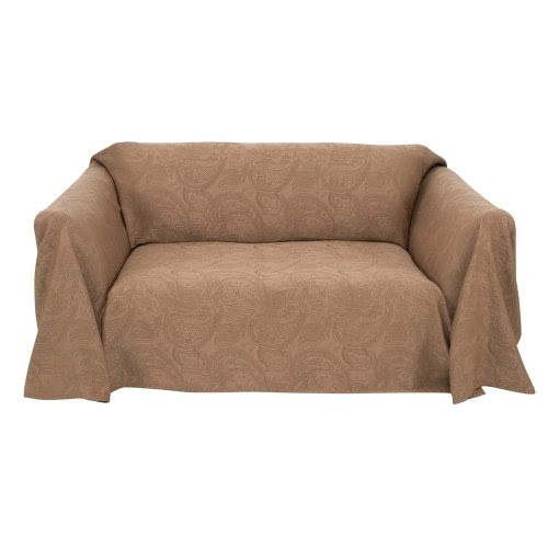 Stylemaster Alexandria Matelasse Large Sofa Furniture Throw, Mocha