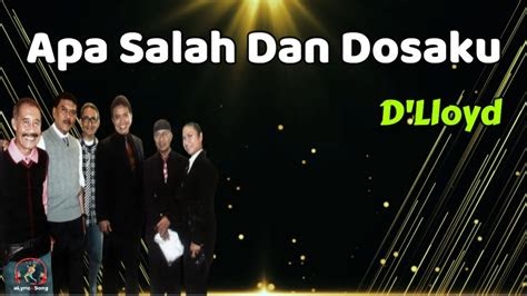 Lirik Lagu D Lloyd 'Apa Salah Dan Dosaku': Mengenal Makna Lirik dan Pesan di Balik Lagu Populer Ini