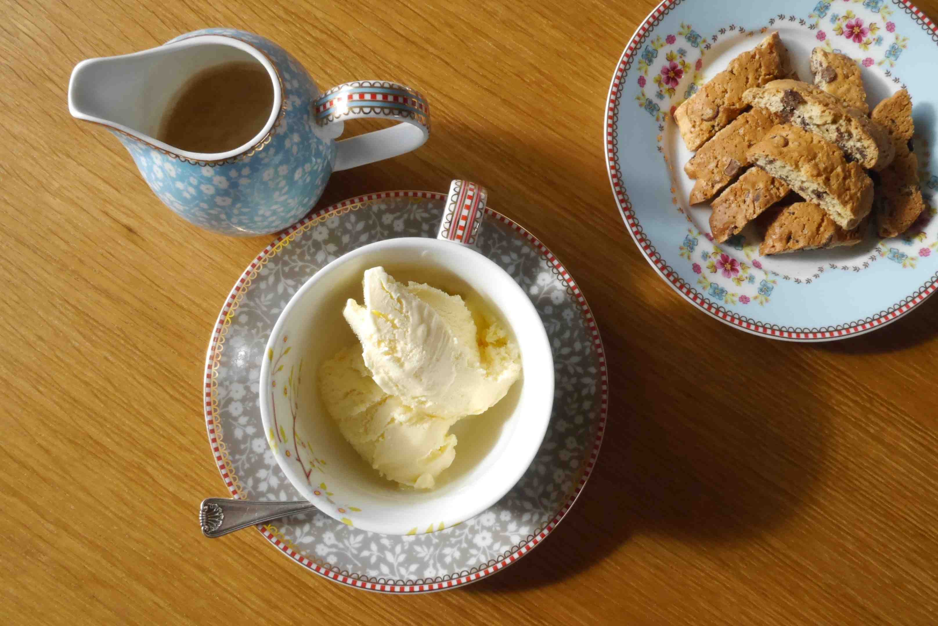 Recette de l'affogato al caffè préparé à l'italienne