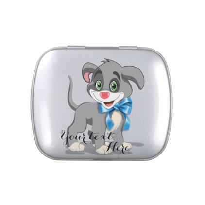 Heart Nose Puppy Cartoon Candy Tins