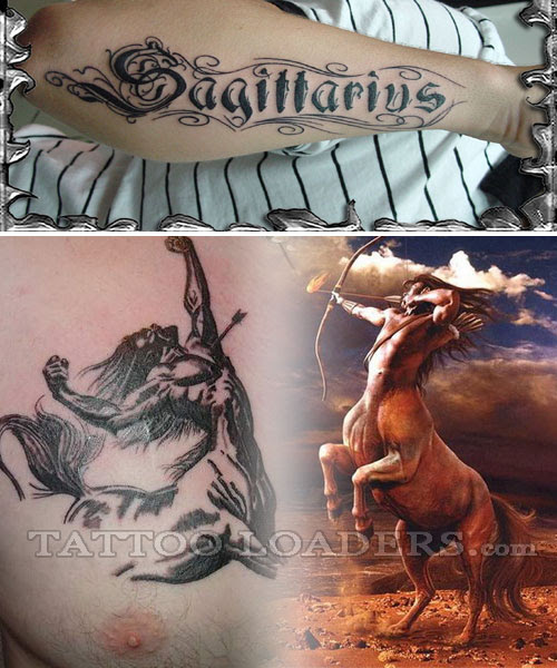 Tattoos of Sagittarius. Being that I was born on December 13th that surely 