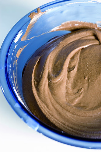 intense deep chocolate cake - mousse