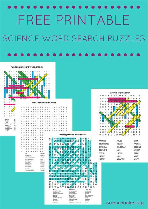  printable science word search freeprintabletmcom