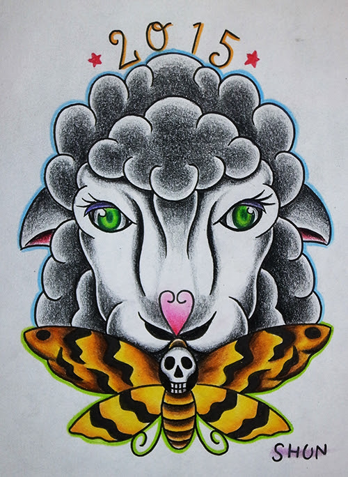 羊年イラスト Stroker Tattoo