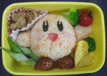 年少向けキャラ弁 星のカービィ と ウサギ うけうりクッキング