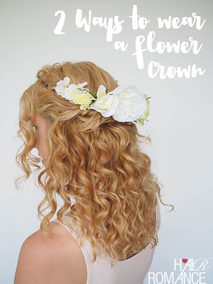 easy flower crown tutorial