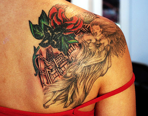The Brooklyn Paper / Grahamâ€ˆLetorney. Manushka Montemuino's tattoo 
