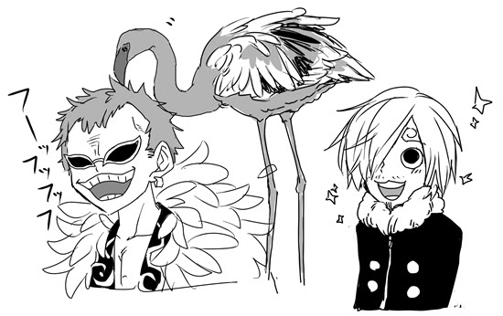 ドフラミンゴとチョッパーサンジ Memo