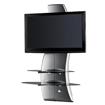 Meliconi Ghost Design 2000 Support mural pour TV Plasma / LCD Argent Meliconi Ghost Design 2000 Support mural pour TV Plasma / LCD Argent
