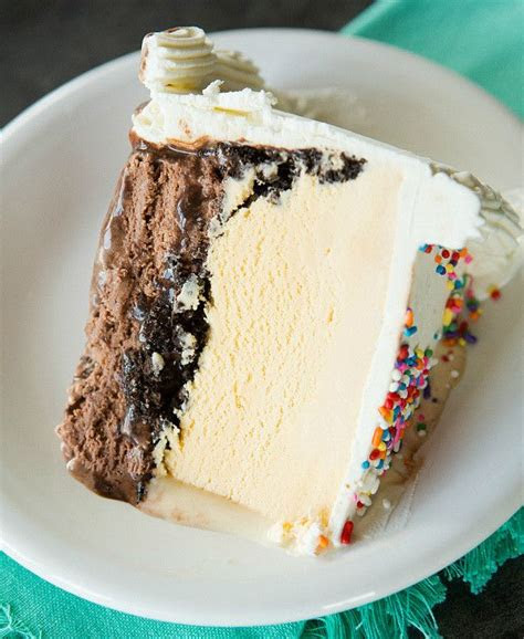 diy ice cream cake ideas  pinterest icecream