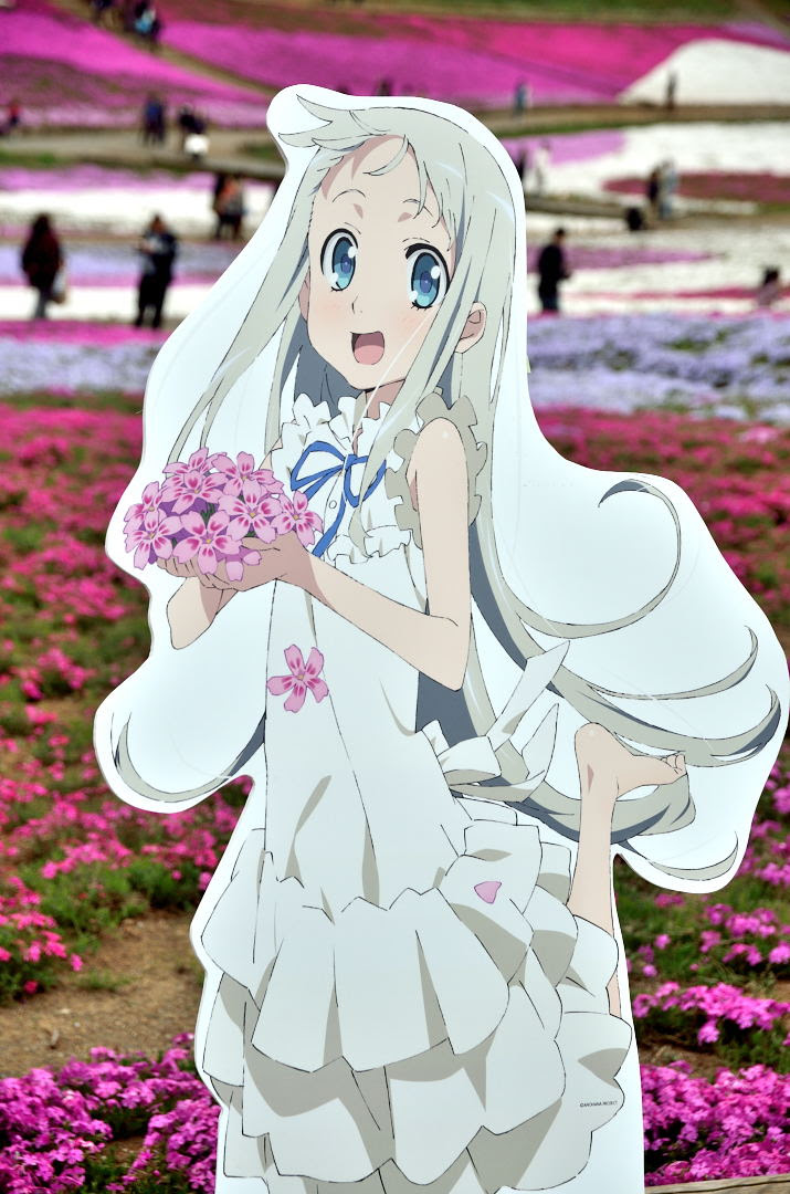 13 春 あの花 スタンプラリーin秩父 第1弾 あの花 芝桜 めんまとお花見会 Cinema Kingdom Blog
