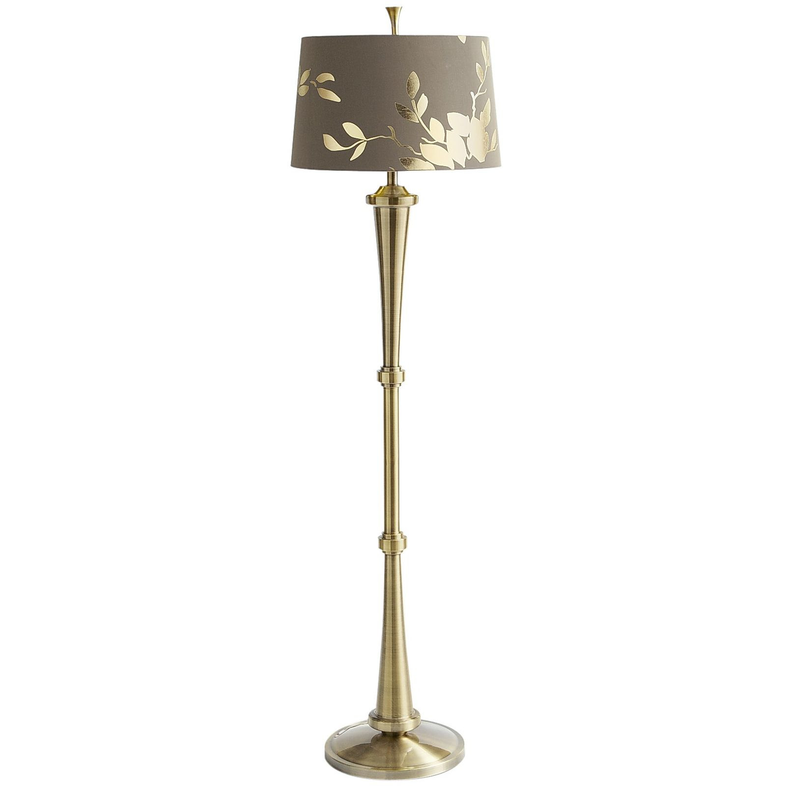 Gold floor lamps - attractive pieces of light for your classical