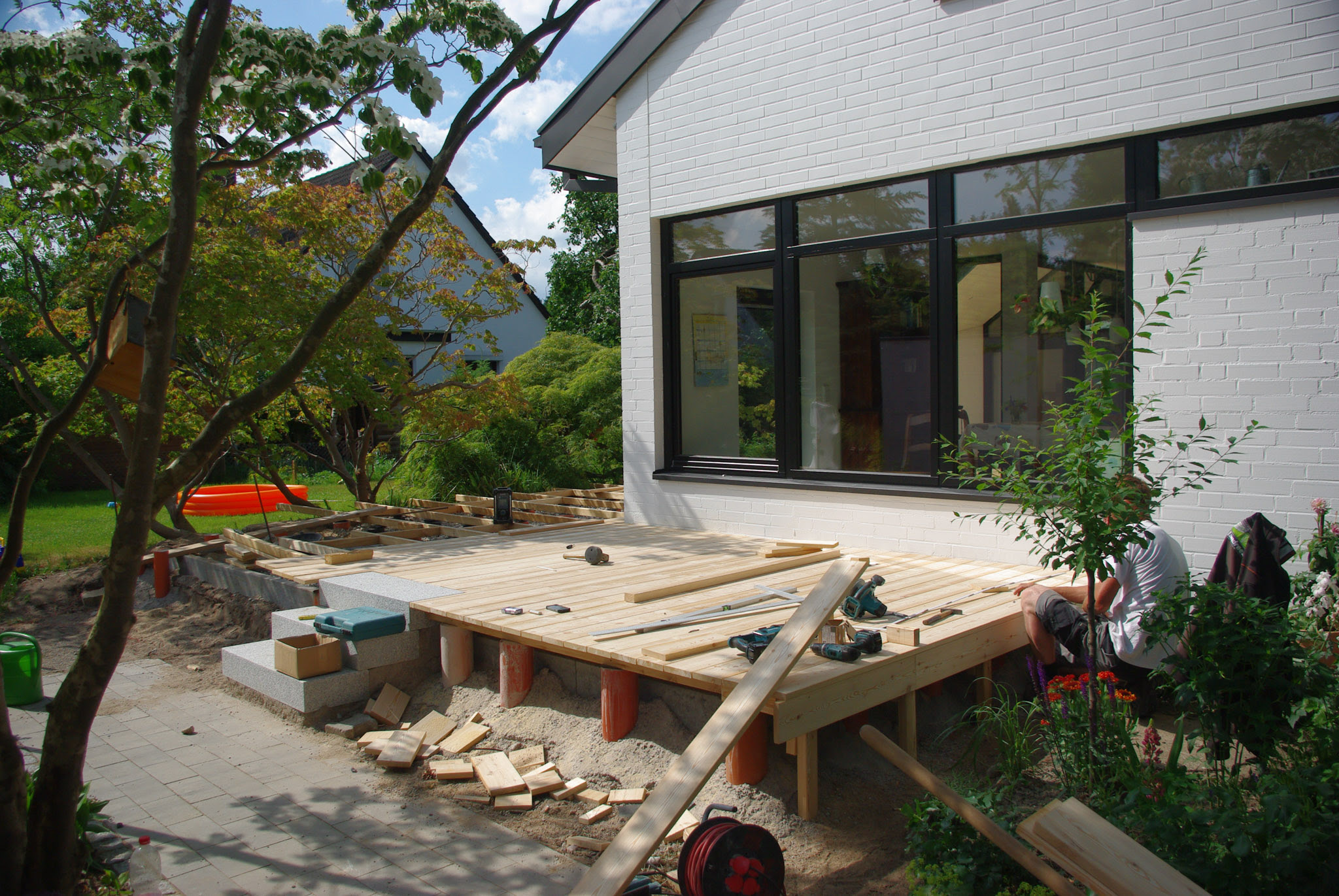 Holzterrasse bauen und pflegen ein Beispiel aus L beck Holzterrasse bauen und pflegen ein Beispiel aus L beck