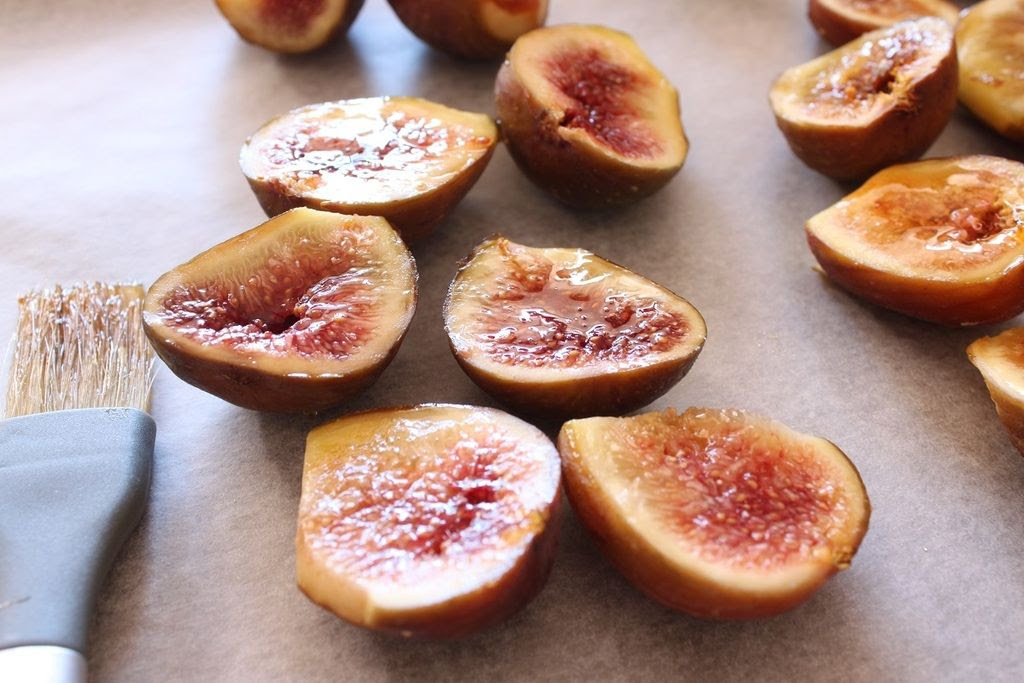 Hazelnut Milk Gelato with Roasted Figs and Ginger
