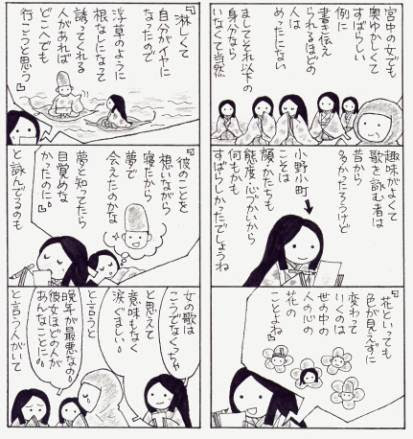 小野小町 高校古文こういう話