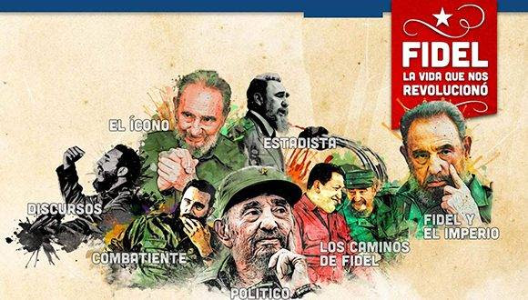 Hoy se cumple un mes de la partida física de Fidel. Imagen: TeleSur.