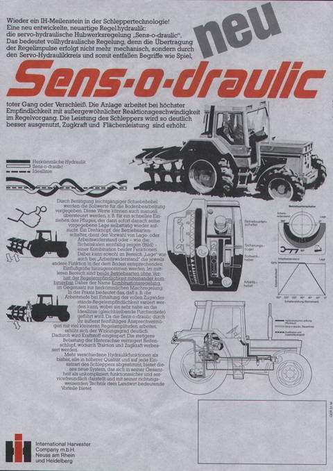 Bedinung Hydraulik Case743 XL - International Harvester Neuss