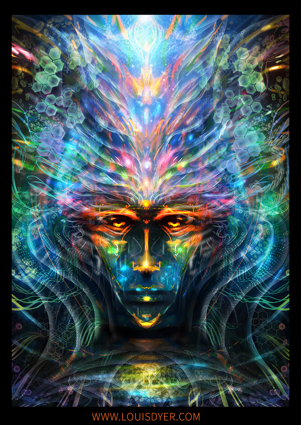 Psychedelia - Louis Dyer Visionary Digital Artist