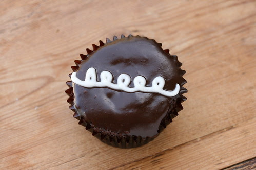 Jumbo Cream-Filled Chocolate Cupcakes