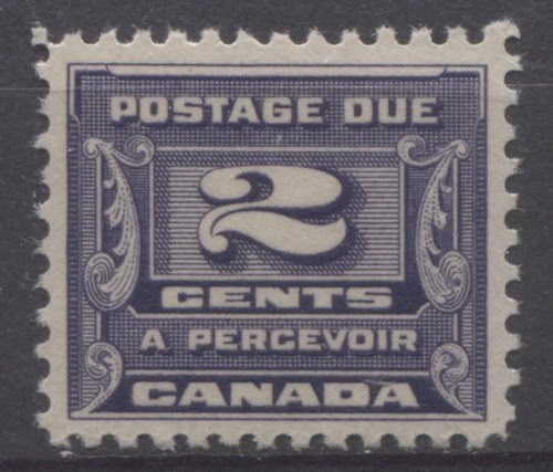 Canada-J12-2c-Deep-Bluish-Lilac-1933-34-Third-Postage-Due-Cream-Gum-VF-82-NH