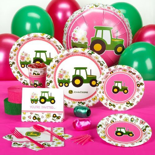 John Deere Pink Standard Party Pack for 8