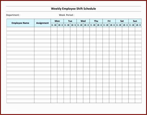  monthly employee schedule template free of 50 schedule templates pdf