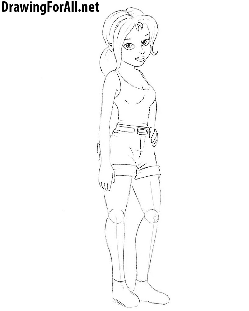 How to Draw Sara Lavrof | Drawingforall.net
