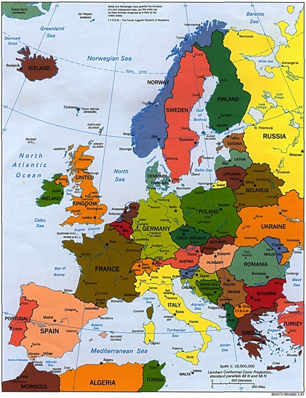 Map Of Europe In 1939