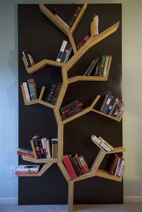 tree bookshelf diy