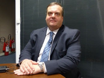 Leon Grupenmacher é o novo secretário de Segurança Pública do Paraná  (Foto: Adriana Justi / G1)