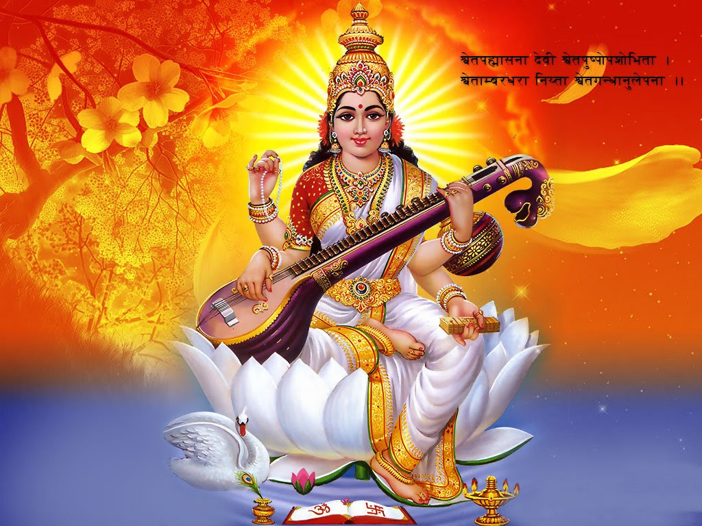 Maa Sarawati Backgrounds