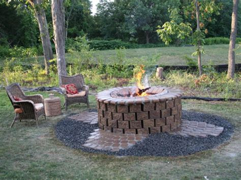 installing fire pit hgtv