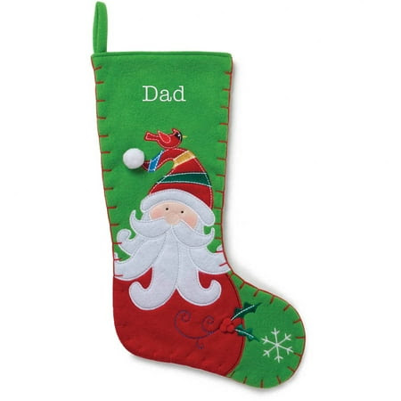 Personalized Joyful Christmas Stocking, Available in 4 Cute Characters