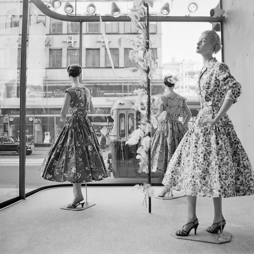 Storefront at Norrmalmstorg in Stockholm 1957