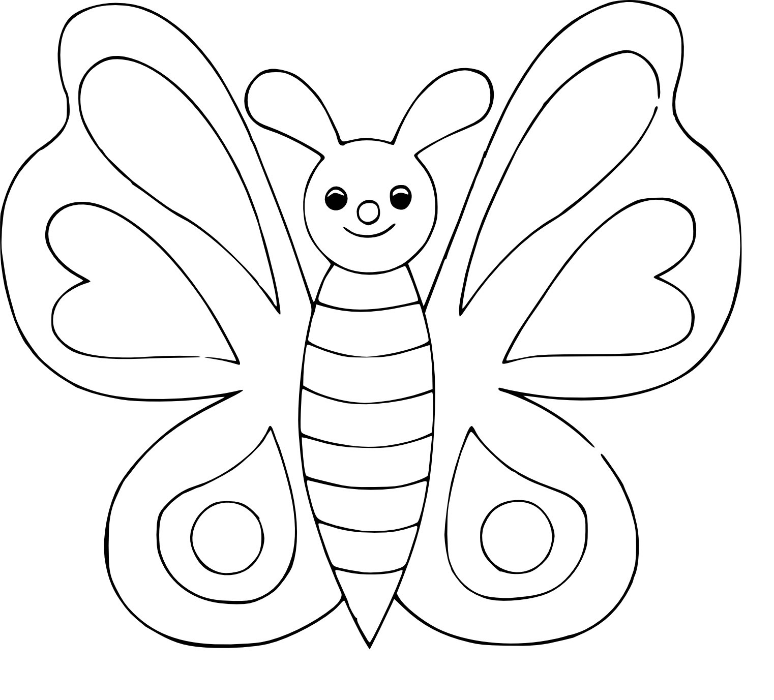 coloriagepapillonsimple