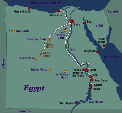 Maps Of Egyptian Pyramids