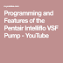 Programming Pentair Intelliflo : This video outlines basic programing for pentair intelliflo, intelliflo 2 vst, intellipro, intelliflosvrs+vs, and intelliflo xf pumps.