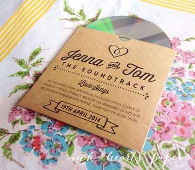 Wedding Favours – Ink Hearts Paper