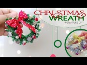 Hangat DIY How to make Christmas Wreath Miniature, paling baru!
