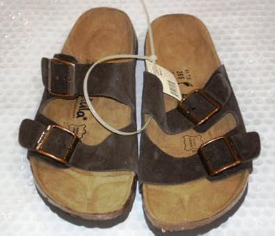 ... : Birkenstock Betula Suede Two-Strap Sandal Brown Unisex: Shoes