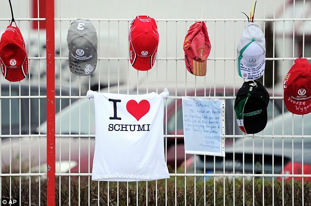 Hero: 'Schumi' Schumacher is idolised by many Formula One fans across the world
