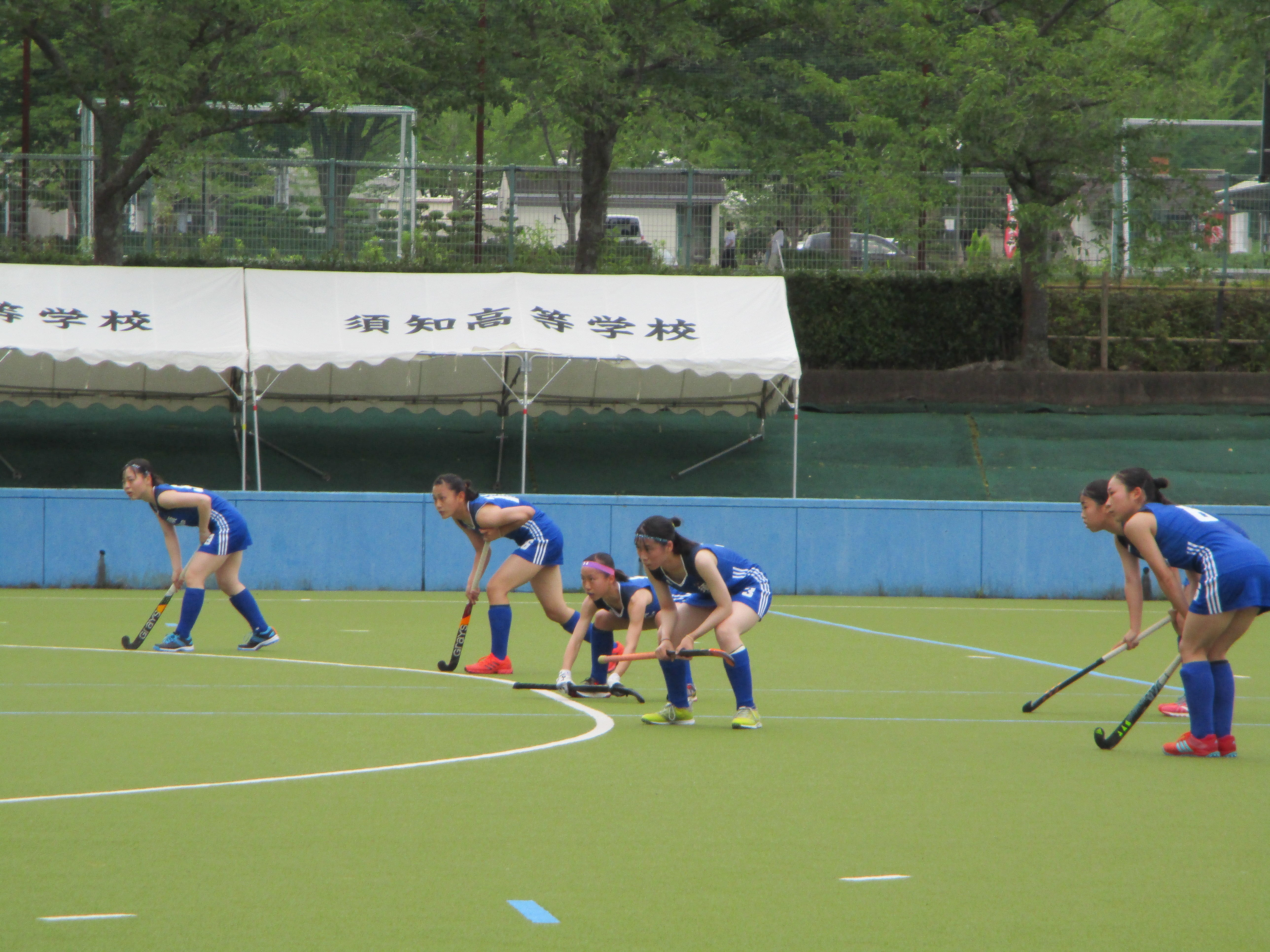 女子ホッケー部 インターハイ京都府予選の代替大会 立命館戦 京都府立須知高等学校