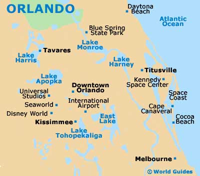 map of orlando