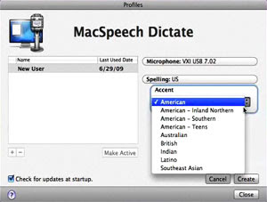 Drop-down menu