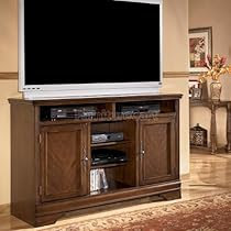 Big Sale Dark Brown Tall Large TV Stand - Signature Design by Ashley Furniture