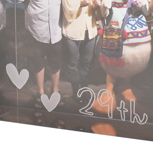 結婚記念日のお祝いに デジタル加工工房loft Fab