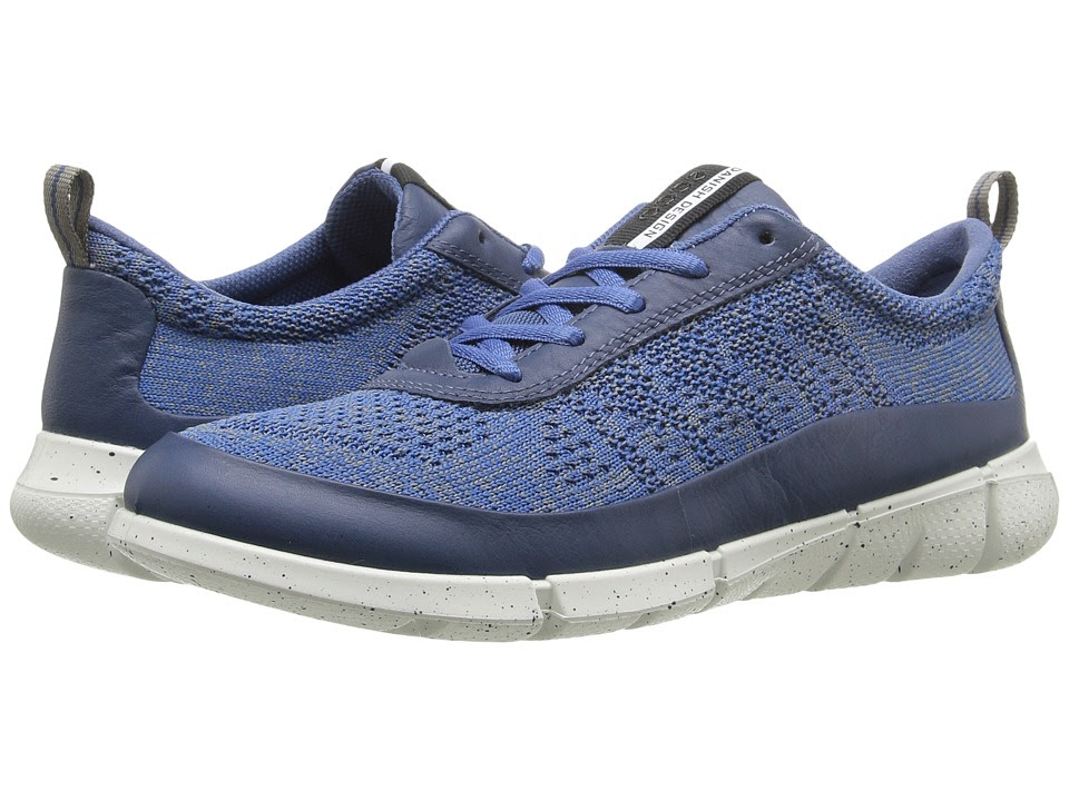 ECCO Sport - Intrinsic Knit (Denim Blue\/Moon) Women's Walking Shoes