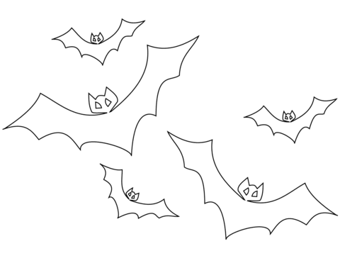 Desenho De Morcego Voando Para Colorir Desenhos Para Colorir E Imprimir Gratis